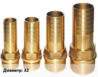 Штуцер 32 Сталь: AISI 316 конический